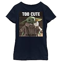 The Mandalorian Girl's Star Wars Grogu Too Cute Scene T-Shirt