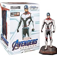 DIAMOND SELECT TOYS Marvel Gallery: Avengers Endgame: Team Suit Captain America PVC Figure, Multicolor, 9 inches