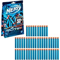 Elite 2.0 50-Dart Refill Pack - Includes 50 Official Nerf Elite 2.0 Darts, Compatible with All Nerf Elite Blasters