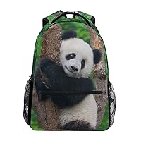ALAZA Cute Panda On The Tree Stylish Large Backpack Personalized Laptop iPad Tablet Travel School Bag with Multiple Pockets for Men Women College