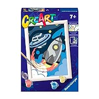 Ravensburger CreArt Space Explorer Paint by Numbers Kit for Kids - 23560 - Painting Arts and Crafts for Ages 7 and Up