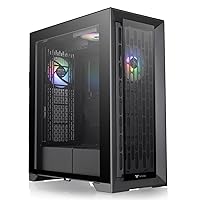 Thermaltake CTE T500 TG ARGB E-ATX Full Tower with Centralized Thermal Efficiency Design; 3x140mm CT140 ARGB Fans Pre-Installed; Tempered Glass Front & Side Panel; CA-1X8-00F1WN-01; White