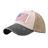 Patch Baseball Cap Day Baseball Caps Mens and Womens Caps Flag Outdoor Cowboy Hats Washed to Make Old Hats Oh