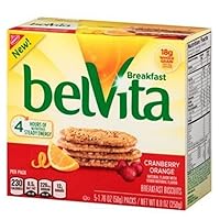 Nabisco, Belvita, Cranberry Orange Breakfast Biscuits, 8.8oz Box (Pack of 3)