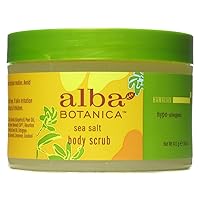 Alba Botanical Body Scrub Sea Salt, 14.5 Ounce (Pack of 6)