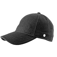 Stetson Nofire Earflap Baseball Cap, Winter Cap, Baseball Cap, S (54-55 cm), Black, black