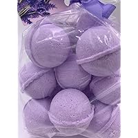 SpaPure TASSIE LAVENDER Bath Bombs - 14 Bath Fizzies made with Shea, Mango and Cocoa Butter, Ultra Moisturizing (12 Oz) Great for Dry Skin, All Skin Types (Tassie Lavender FBA)