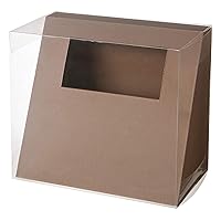 CN-FN-FWS Flower Clear Box with Diagonal Stand Campagne (Set of 6)