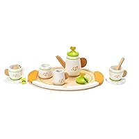 Hape Tea for Two Wooden Play Kitchen Accessory Kit