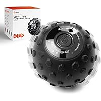 LifePro 4-Speed Vibrating Massage Ball - Peanut Massager Combines a Lacrosse Ball with Vibrating Foam Roller | Vibration Roller for Recovery, Mobility & Deep Tissue Trigger Point Therapy