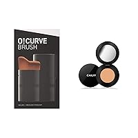 CAILYN HD Coverage Concealer & O Wow Curve Brush & Aviva Beauty Nail Shiner Set, 01 Parchment