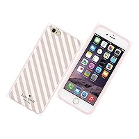 Kate Spade Flexible Hardshell Case for Iphone 6/6s - Rose Gold Diagonal Stripe