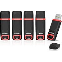 JUANWE 5 Pack 32GB USB 3.0 Flash Drive 32GB Thumb Drives High Speed USB Memory Stick USB Drive Zip Drive with LED Indicator for Data Storage (32GB 5Pack)