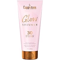 Glow Hydrating Sunscreen Lotion with Illuminating Shimmer Minerals and Broad Spectrum SPF 30 Sunscreen, Water-resistant, Fast-drying, 5 oz