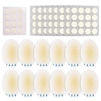 LotFancy Hydrocolloid Bandages, 12 Blister Pads and 172 Acne Patches, Pimple Patches for Face, Blister Bandages Cushion for Foot, Toe, Heel Blister Prevention & Recovery