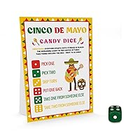 Cinco de Mayo Candy Dice Game, Fun Cinco de Mayo Party Games,Mexican Party Games, Cinco de Mayo Activity, Cinco de Mayo Classroom Game -MAY04