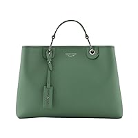 Emporio Armani MyEA Y3D165 YFO5E sage/urban chic medium handbag, green, 37 x 29 x 13 cm