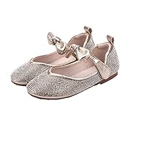 Girls' Flats Girls Glitter Shoes Girls Mary Janes Sparkle Shoes for Girls Princess Shoes Girls Sparkle Shoes
