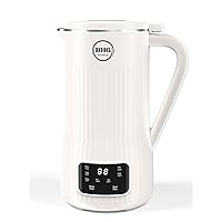 20oz Nut Milk Maker Machine - Multi-Functional Automatic Almond with 10 Blades, Plant-Based, Oat, Soy, , and Dairy Free Beverages 12 Hours Timer/Auto-clean/Room Temp/Keep Warm/Boil, Ivory