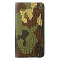 jjphonecase RW1602 Camo Camouflage Graphic Printed PU Leather Flip Case Cover for Samsung Galaxy S24 Ultra