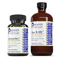 Premier Research Labs Max B-ND - (8 fl oz) and AdrenaVen (60 caps)