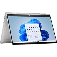 HP Envy 2-in-1 Touchscreen Laptop, 14 inches FHD(1920 x 1080), Intel Core i5 1335U, 8GB RAM, 1TB SSD, Fast Charge, Camera Shutter, Fingerprint, Backlit KB, Win11, Natural Silver, W/GaLiMu