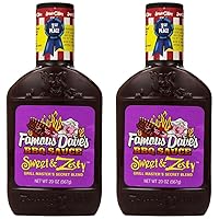 Famous Dave's Sweet and Zesty BBQ Sauce, 20 oz (Pack of 2)