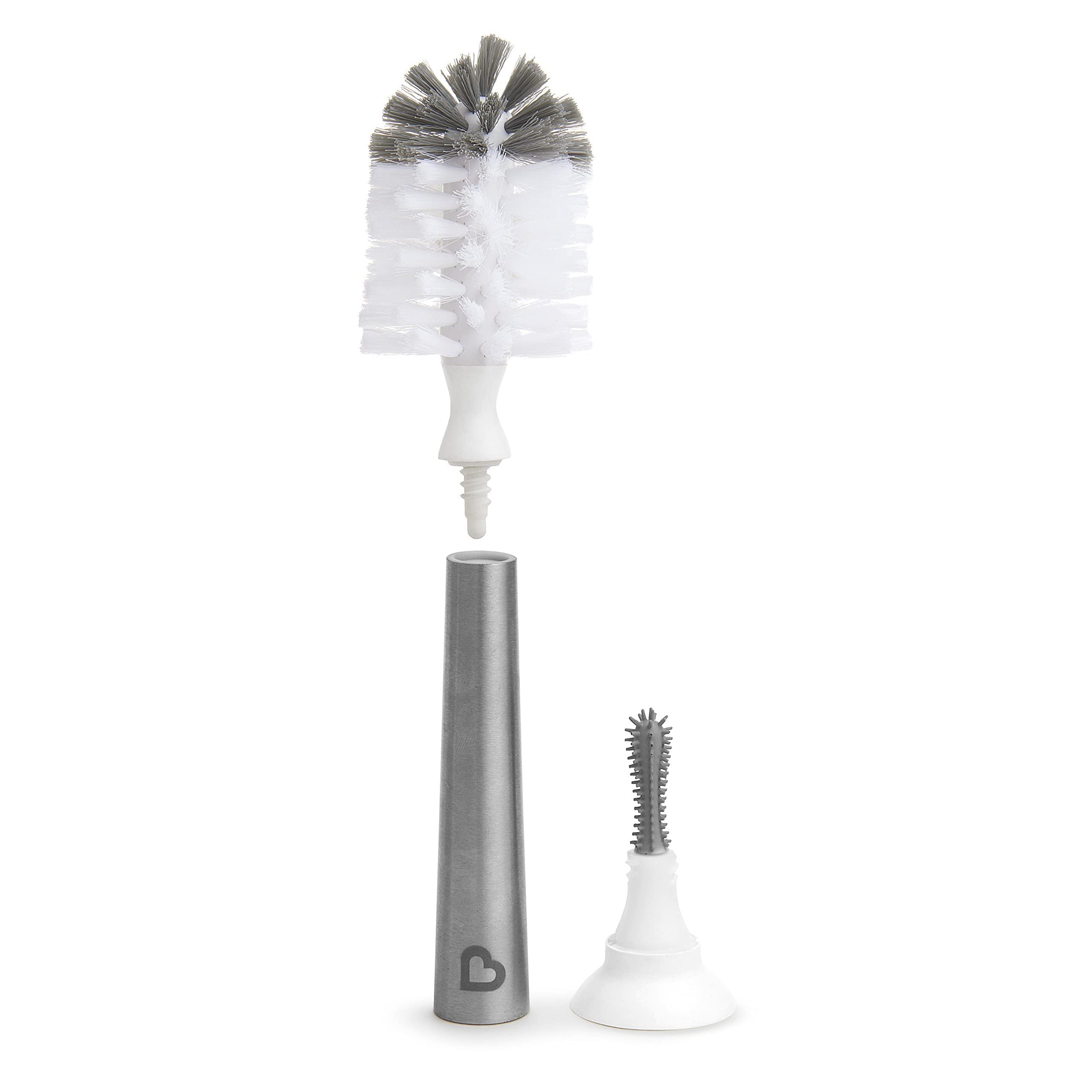 Munchkin® Shine™ Stainless Steel Bottle Brush and Refill Brush Head