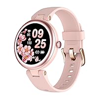 SHANG WING Lynn Smart Watch, Women's, Small Watch, 1.09 Inch High Definition Screen, iPhone/Android Compatible, Call Notifications, 24 Hours of Sleep, Female Menstrual Cycle Management, Free Dial