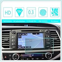 for Toyota Highlander 2015 2016 2017 8 Inch 174×104mm Navigation Screen Protector Touch Screen Display Film 9H Hardness Anti Glare Anti Scratch GPS Screen Protector Foils