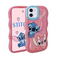 Cases for iPhone 11 Case, Cute 3D Cartoon Soft Silicone Cool Animal Animme Character Shockproof Anti-Bump Protector Boys Kids Girls Gifts Cover Housing Skin Case Cover for iPhone 11 6.1”