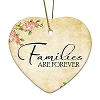 Families are Forever, Family, Family is Forever, Forever Home, LDS, Art Housewarming Gift New Home Gift Hanging Keepsake Wreaths for Home Party Commemorative Pendants for Friends 3 Inches Double Side