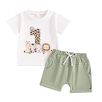 Baby Boy Birthday Outfit Half/1st/2nd/3rd Birthday Outfit Boy Short Sleeve Shirt Short Pants Summer Clothes 2Pcs