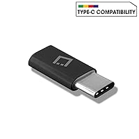 USB-C to Micro USB Adapter, Charge Converter Compatible with Smartphones, GPS, Dash Cam, Go-Pro. (Micro USB Female to USB-C Male)