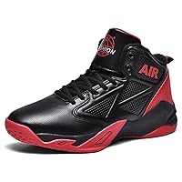 Mens Fashion Winter Plush Basketball Shoes Lightweight Breathable High Top Sneakers Mens Running Non-Slip Sport Athletic Trainers