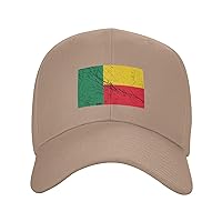 Flag of Benin Texture Effect Baseball Cap for Men Women Dad Hat Classic Adjustable Golf Hats