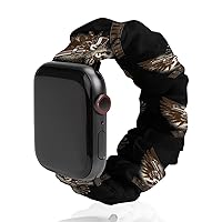 Rock N Roll Gun Watch Bands Elastic Replacement Wristband Compatible with IWatch Bands Series 6 5 4 3 2 1