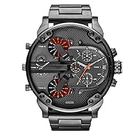 Luxury Men's Sports Automatic Mechanical Military Wrist Watch Full Steel Stainless Analog Quartz Watch
