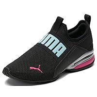 Puma Womens Axelion Slip On Sneakers Shoes Casual - Black - Size 6.5 M