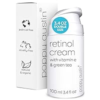 poppy austin 100 ml Retinol Cream for Face - High-Strength Best Retinol Night Cream - Cruelty Free Best Wrinkle Cream For Face - Anti Aging Eye Cream Retinol For Face & Body