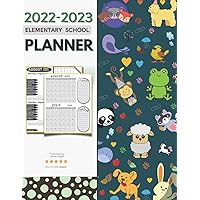 Elementary School Planner: Dated Elementary Student Planner for Academic Year 2022-2023 (8.5 x 11 inch, 120 pages)