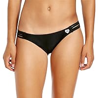 Body Glove Women's Standard Smoothies Flirty Surf Rider Solid Bikini Bottom Swimsuit