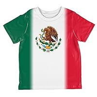 Cinco De Mayo Mexican Flag All Over Toddler T Shirt Multi 2T