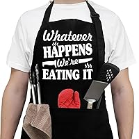 NewEleven Aprons For Men With Pockets - Birthday Gifts For Men, Dad, Husband, Grandpa - Cooking apron, Bbq apron, Grill Apron