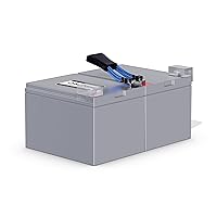 CyberPower RB12120X2B UPS Replacement Battery Cartridge, Maintenance-Free, User Installable, 12V/12Ah