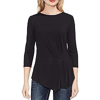 Vince Camuto Womens Asymmetrical Pullover Blouse