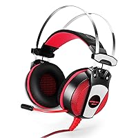 PS4 Gaming Headset for PC, GS500 3.5mm Over-ear Stereo Headphones with Mic, Game Earphone Noise Isolation for PlayStation 4 Laptop Computer