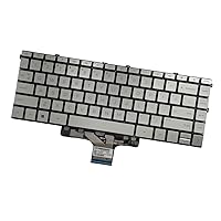 Laptop Replacement Keyboard Compatible for HP Envy X360 15-ew0013dx 15-ew0023dx 15-ew0797nr 15-ew1047nr P/N:831-00822-00ASN9193BL US Layout Backlit Silver