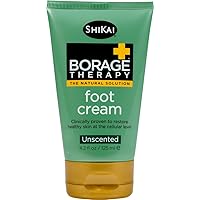 Shikai Borage Dry Skin Therapy Foot Cream, 4.2-Ounce Tubes (Pack of 3)