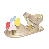 Toddler Slip on Girls Infant Girls Floral Shoes First Walkers Shoes Summer Toddler Flower Girls Beach Shoes